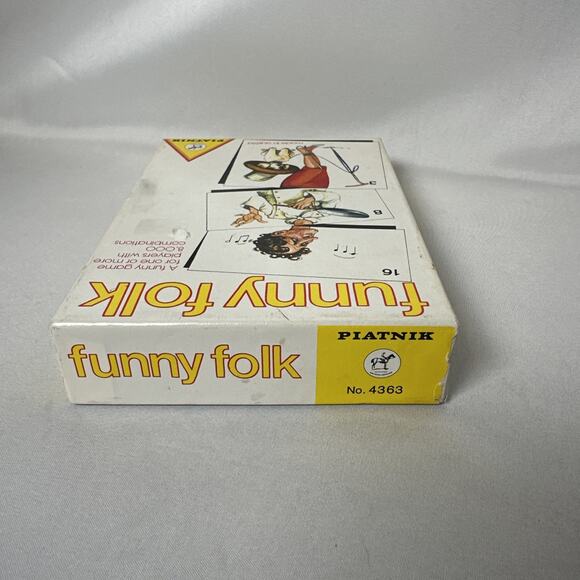 VINTAGE 1965 PIATNIK FUNNY FOLK MISFITS No4363 ***COMPLETE*** - Picture 4 of 7